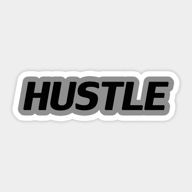 HUSTLE Sticker by Boudady